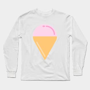 Pink Ice Cream Long Sleeve T-Shirt